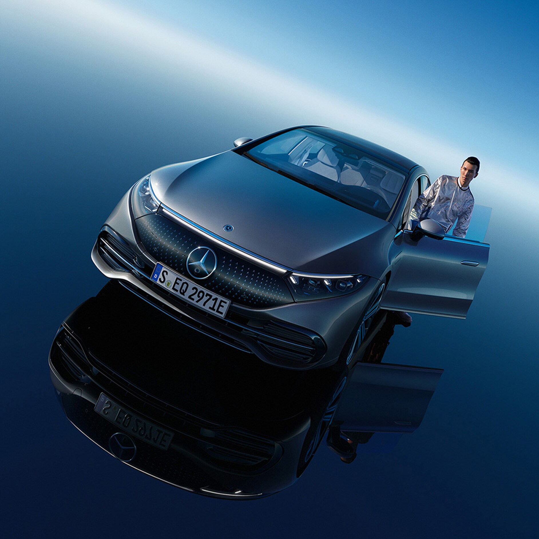 Mercedes-Benz | Pământ Apă Aer | EQS Modelul EQS de la Mercedes-Benz